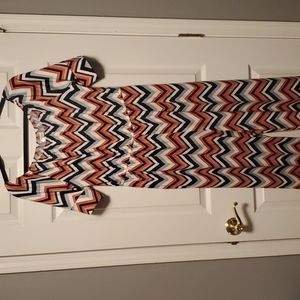 Tacera Chevron Print Jumpsuit